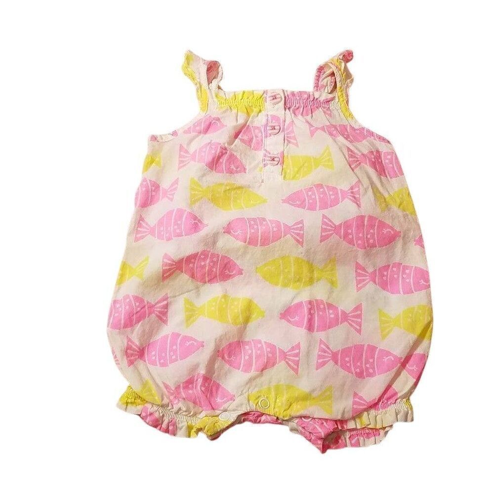 Carter's fish romper 6 month
